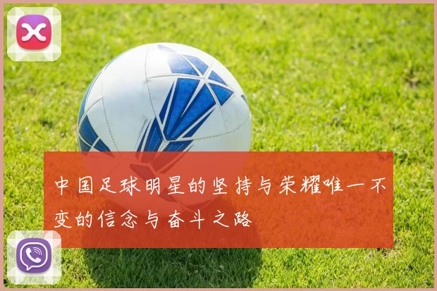 中国足球明星的坚持与荣耀唯一不变的信念与奋斗之路