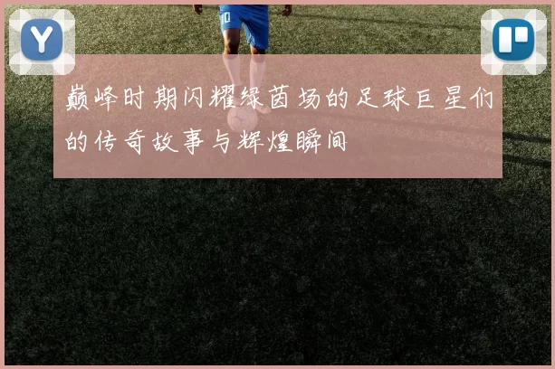 巅峰时期闪耀绿茵场的足球巨星们的传奇故事与辉煌瞬间