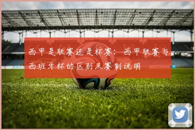 西甲是联赛还是杯赛：西甲联赛与西班牙杯的区别及赛制说明